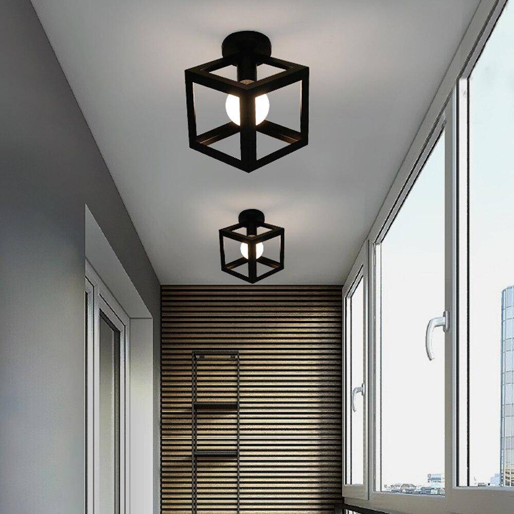 Zorquence | Geometrische Kooi Industriële Opbouw Plafondlamp