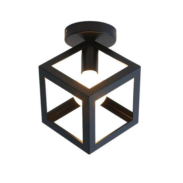 Zorquence | Geometrische Kooi Industriële Opbouw Plafondlamp