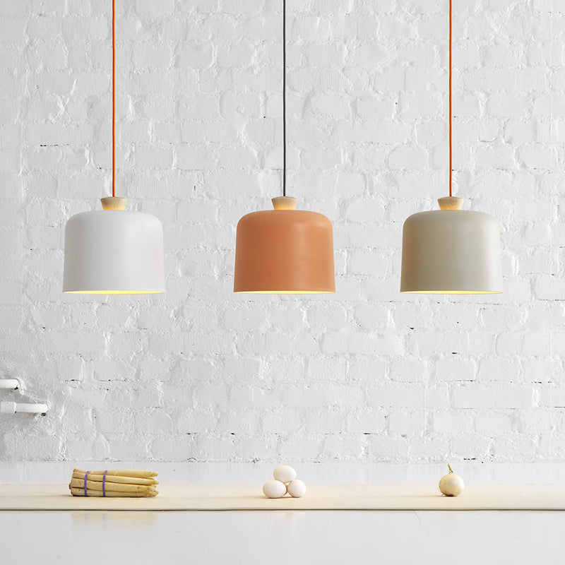 Velderan | Noordse koepel houten accent hanglamp
