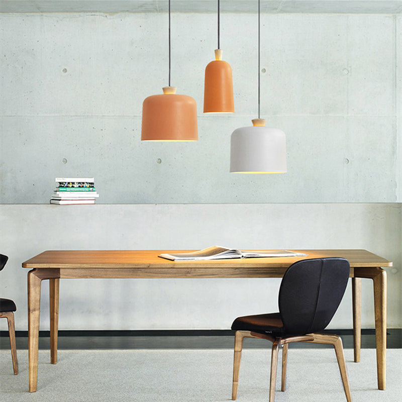 Velderan | Noordse koepel houten accent hanglamp