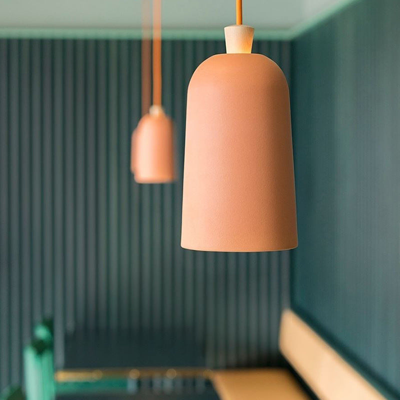 Velderan | Noordse koepel houten accent hanglamp