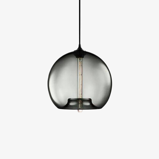 Belmounda | Moderne Sferische Getinte Glazen Bol Hanglamp