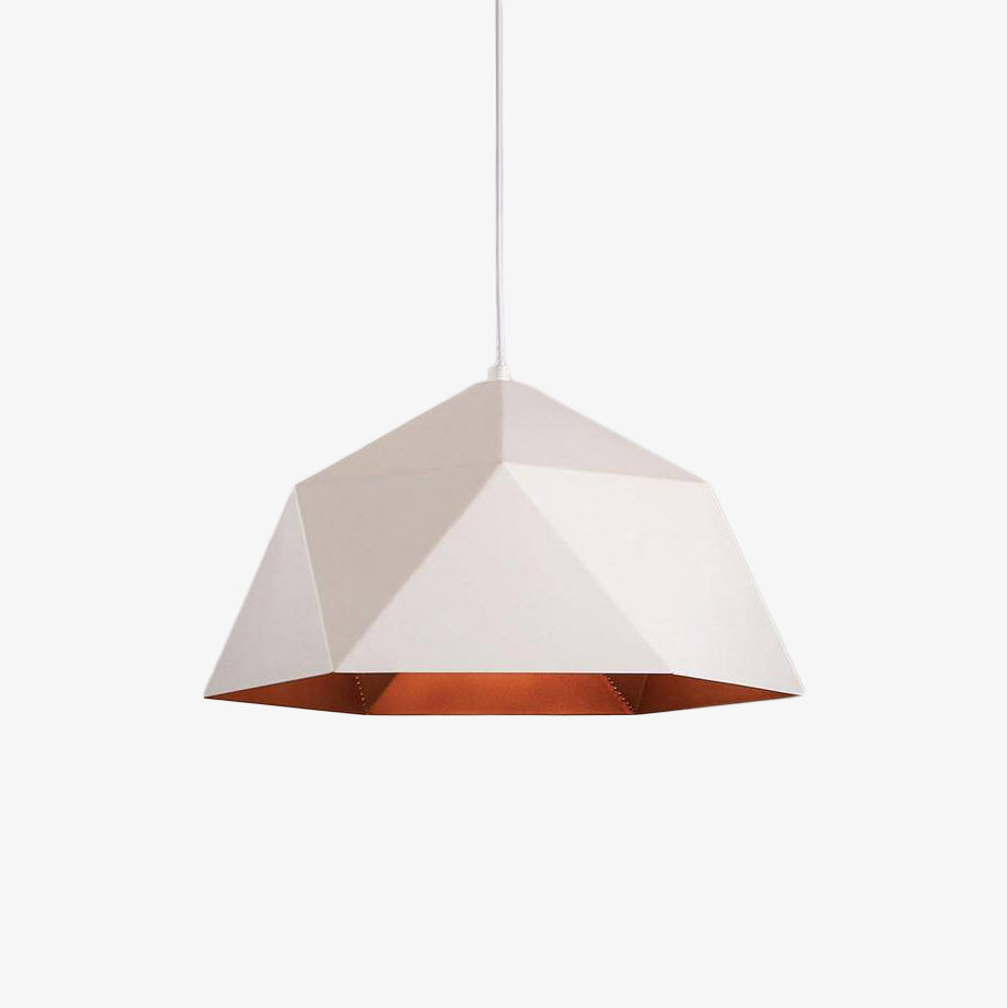 Veldoran | Geribbelde Geometrische Kegel Industriële Metalen Hanglamp