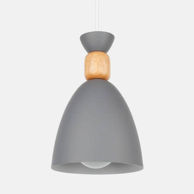 Rhyostel | Noordse Toegelopende Hout- en Metalen Hanglamp