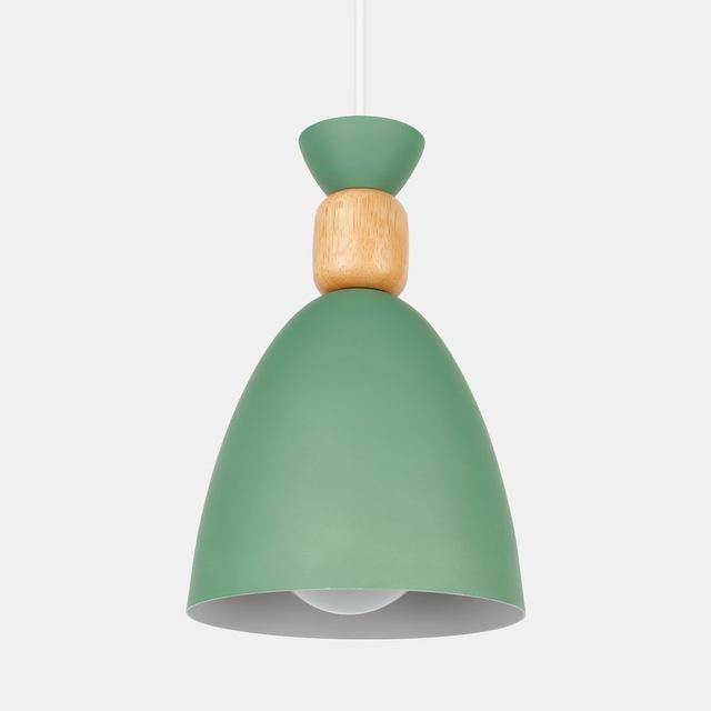 Rhyostel | Noordse Toegelopende Hout- en Metalen Hanglamp