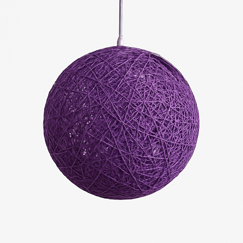 Verithon | Elegante Rieten Papieren Cocooning Bol Hanglamp