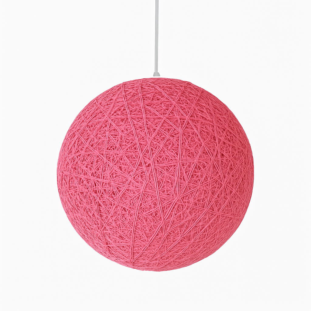 Verithon | Elegante Rieten Papieren Cocooning Bol Hanglamp