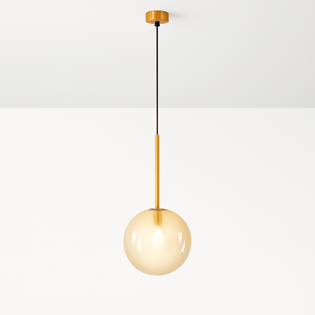 Verqis | Moderne Noordse Glazen Bol Hangende Hanglamp