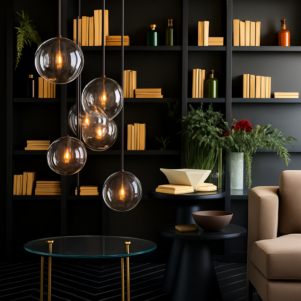 Verqis | Moderne Noordse Glazen Bol Hangende Hanglamp
