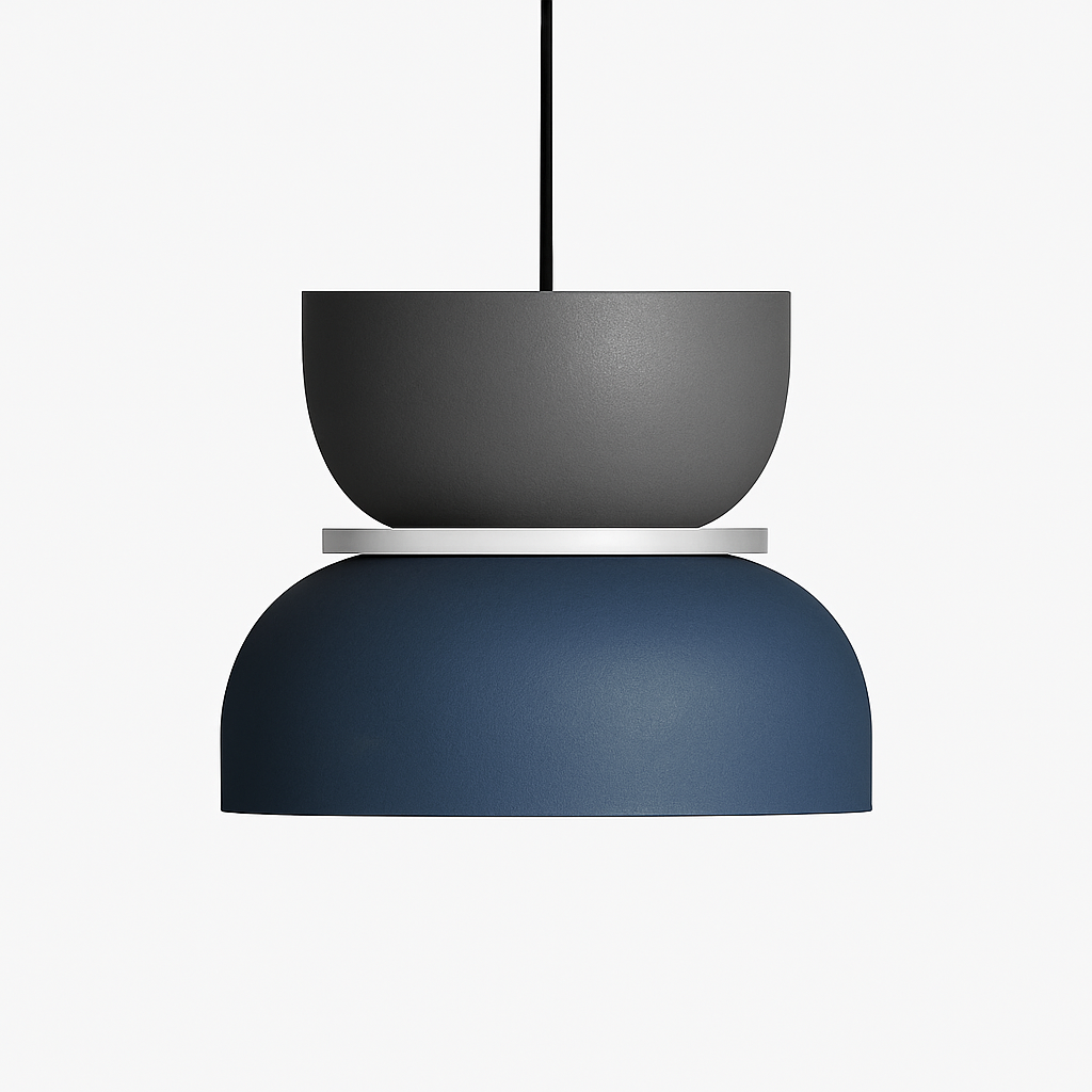 Velryth | Moderne Noordse Geometrische Metalen Hanglamp