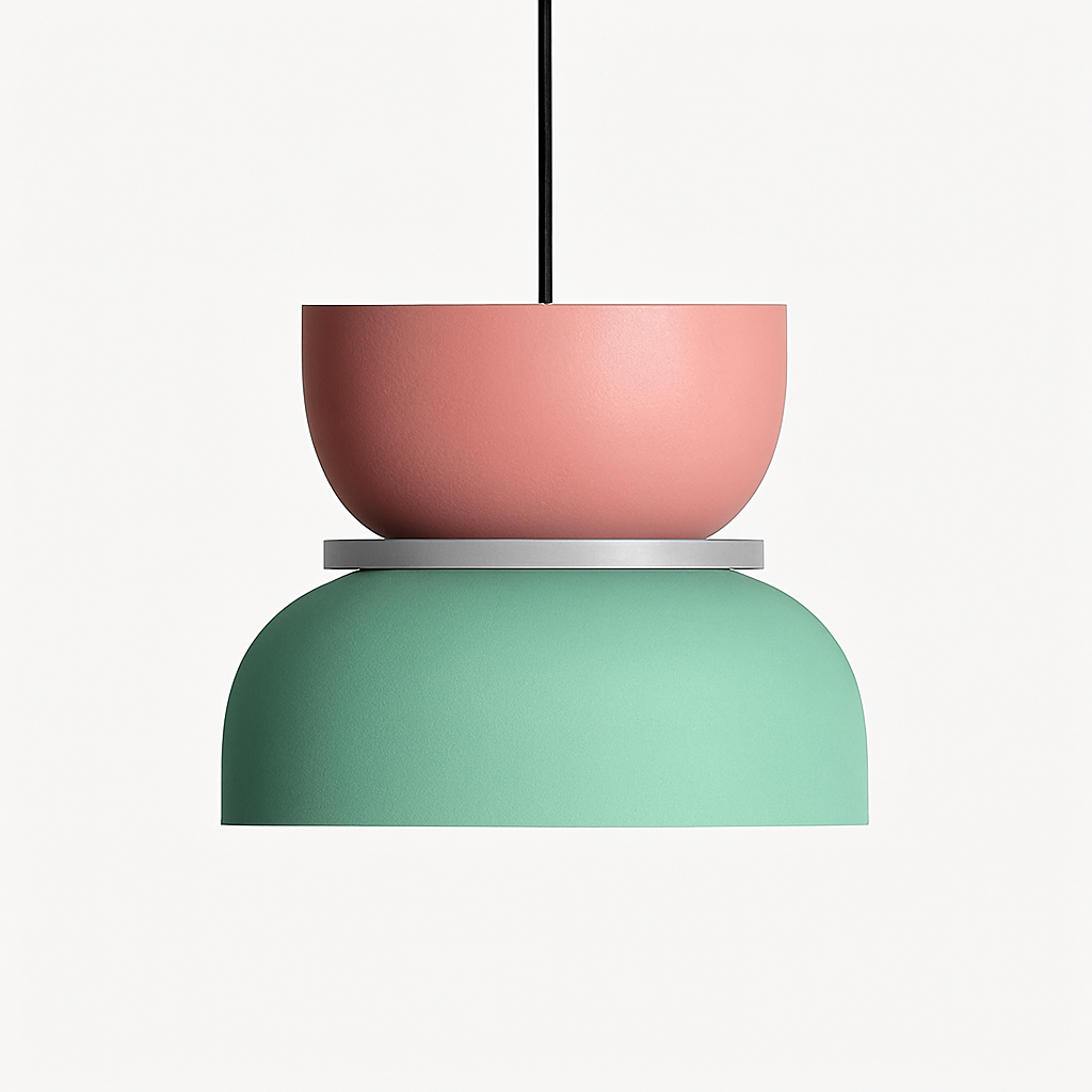 Velryth | Moderne Noordse Geometrische Metalen Hanglamp