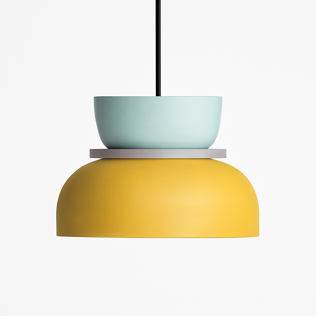 Velryth | Moderne Noordse Geometrische Metalen Hanglamp