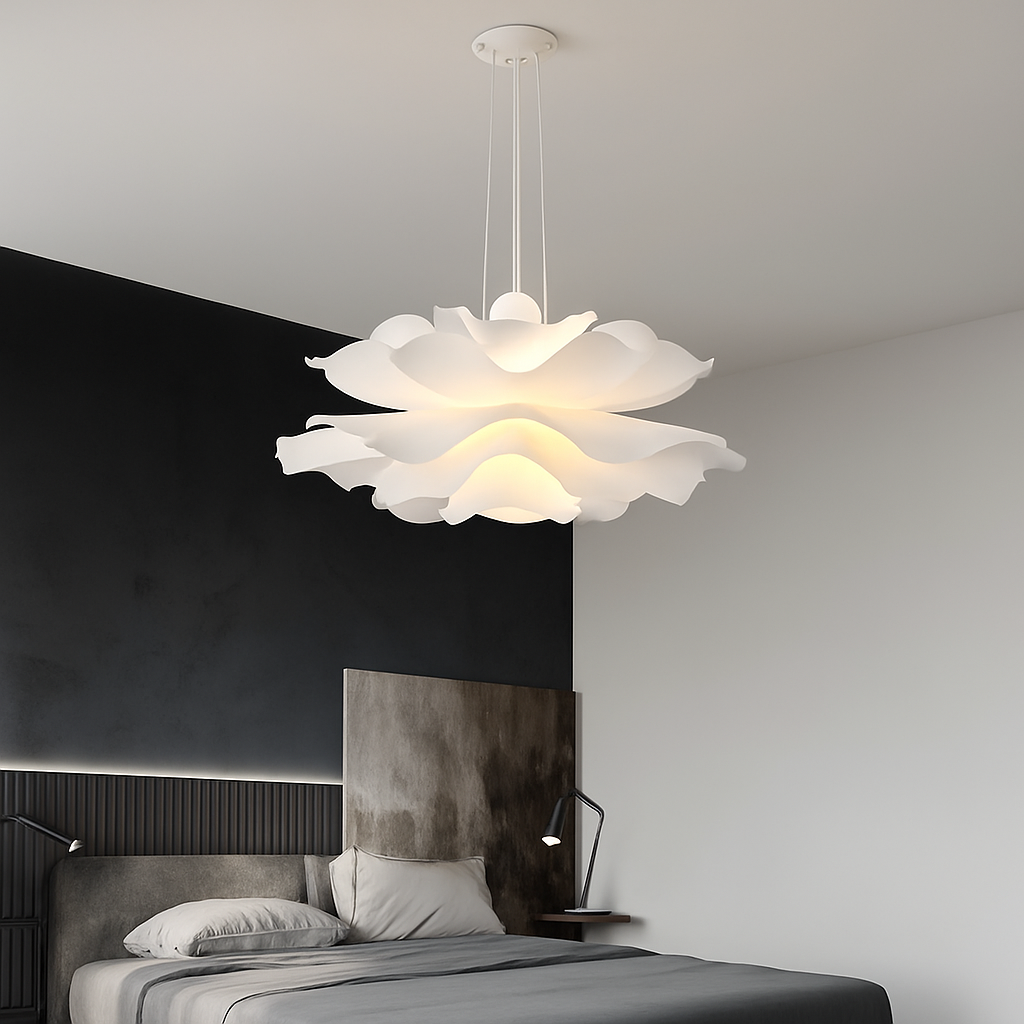 Belvondo | Minimalistische bloemvorm gelaagde hanglamp