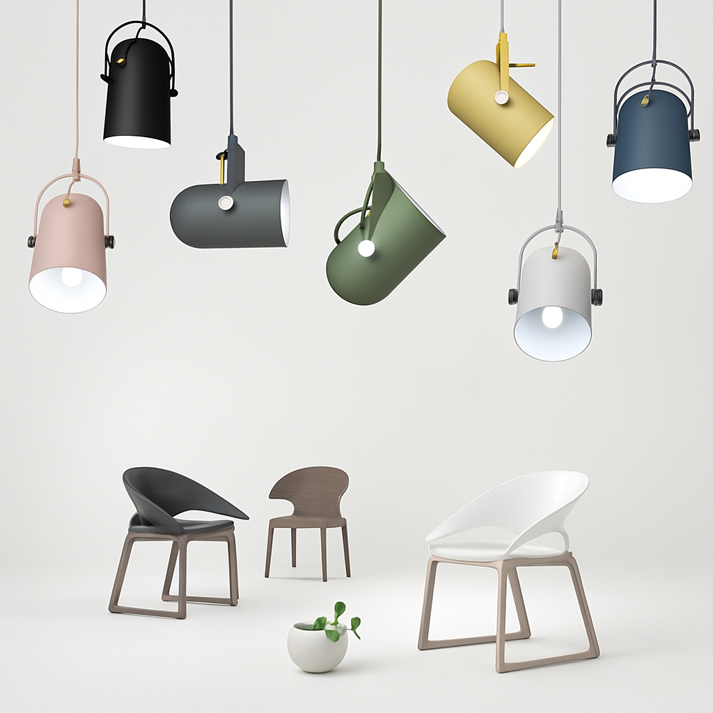 Velvion | Minimalistische Aluminium Cilinder Hanglamp Plafondarmatuur