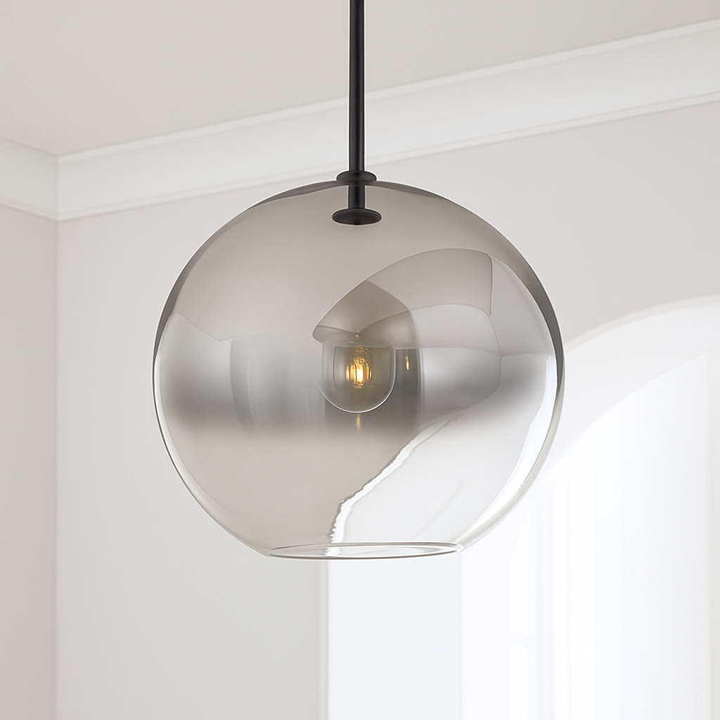 Velarys| Moderne Amberglas Bol Hanglamparmatuur