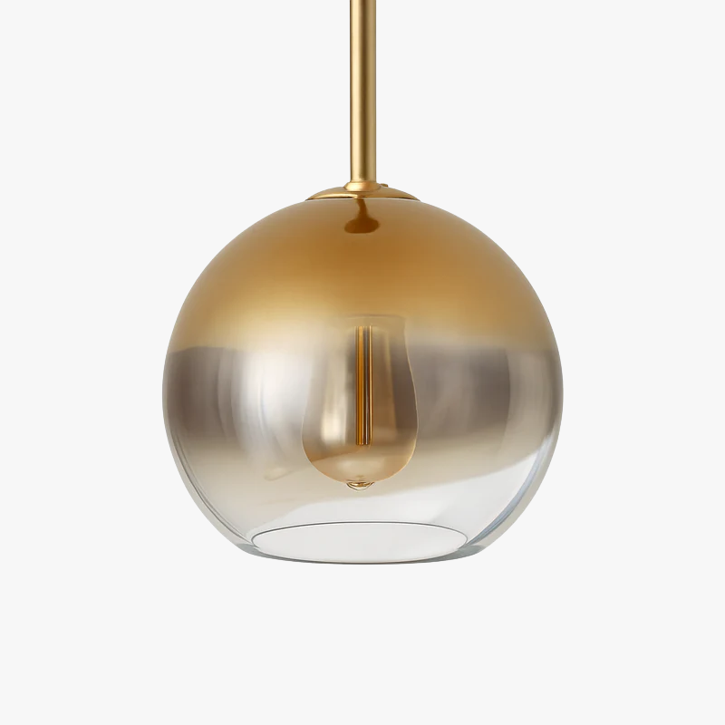 Velarys| Moderne Amberglas Bol Hanglamparmatuur