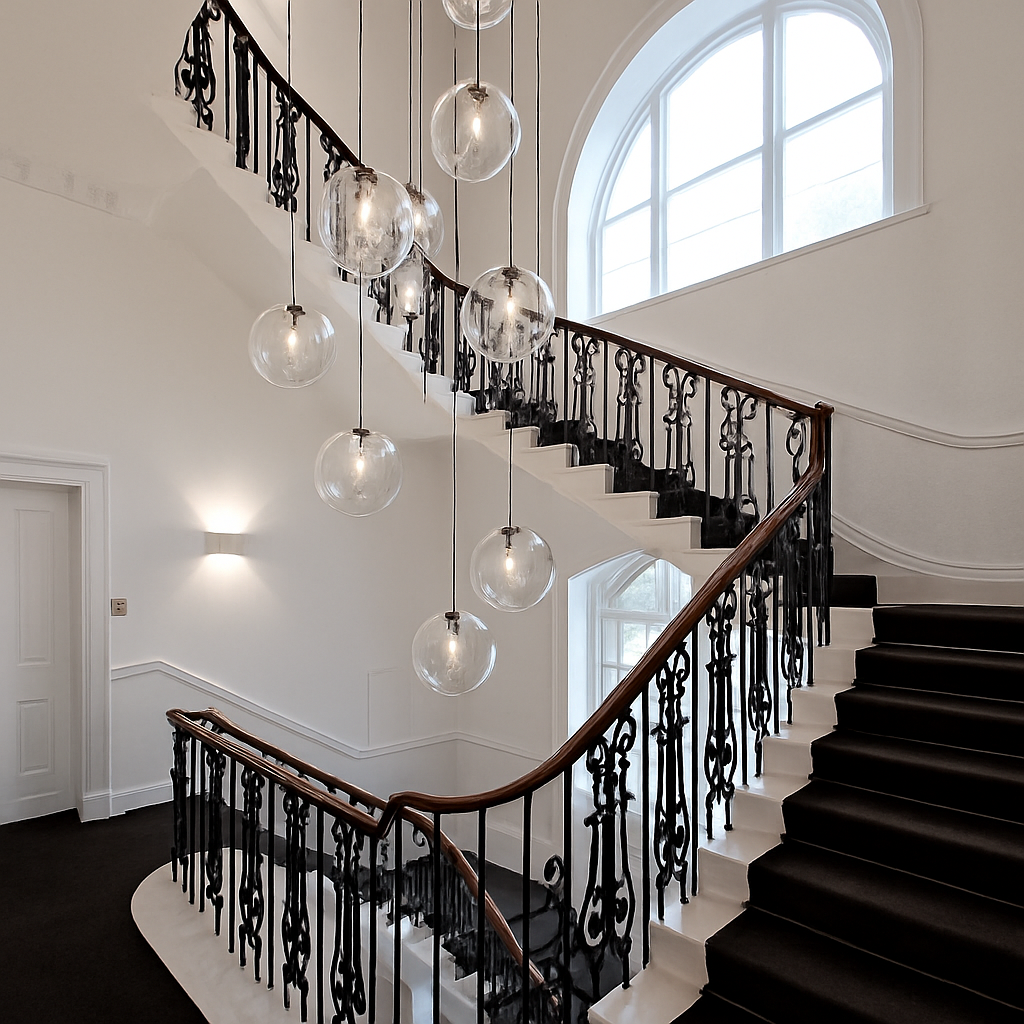 Virellian | Moderne Glazen Bol LED Hanglamp Bol