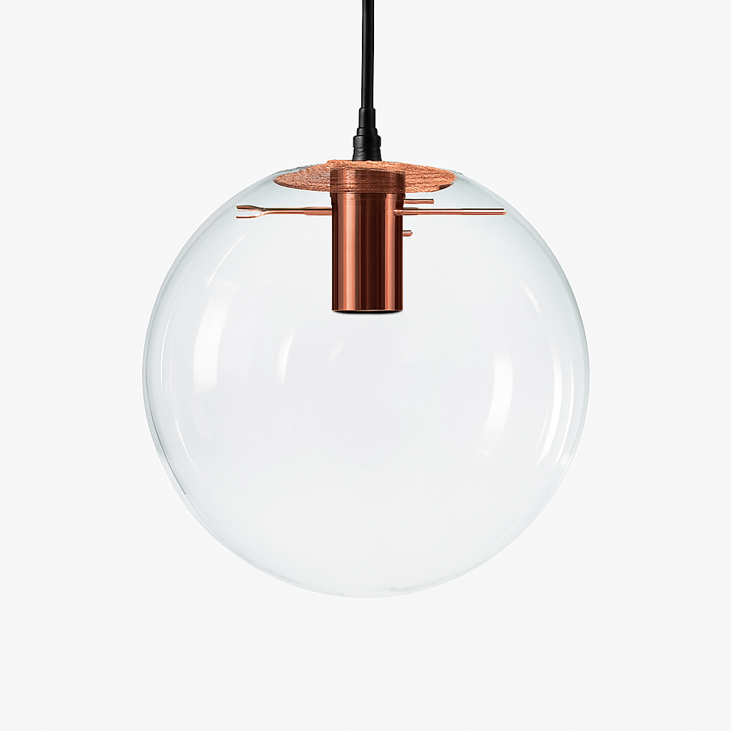 Virellian | Moderne Glazen Bol LED Hanglamp Bol