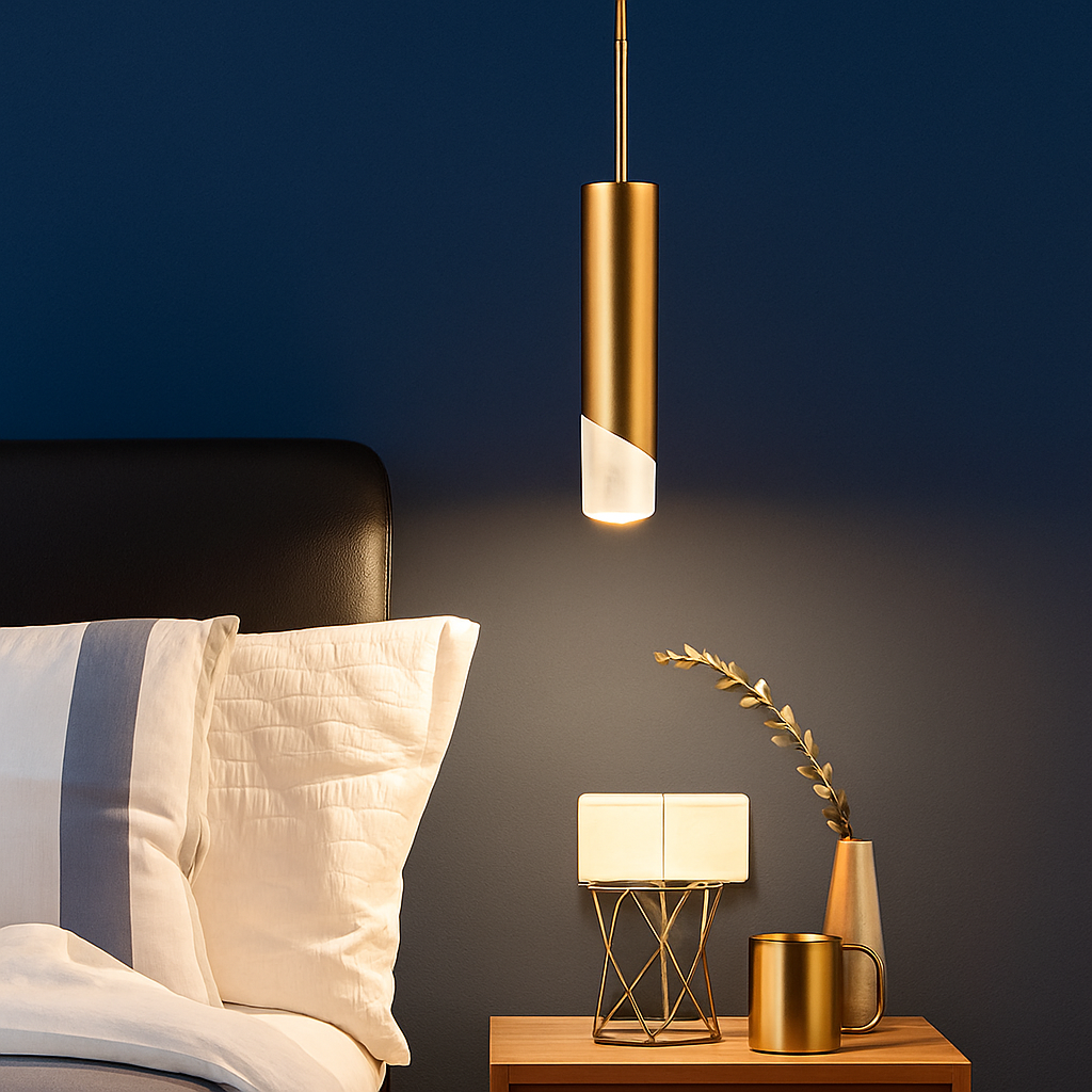 Remivor| Slanke Cilindrische Loft Metalen Moderne Hanglamparmatuur