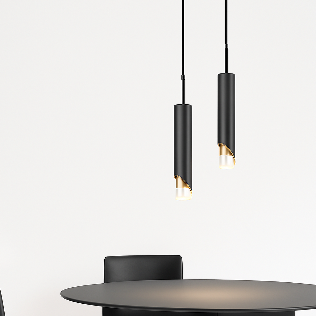 Remivor| Slanke Cilindrische Loft Metalen Moderne Hanglamparmatuur