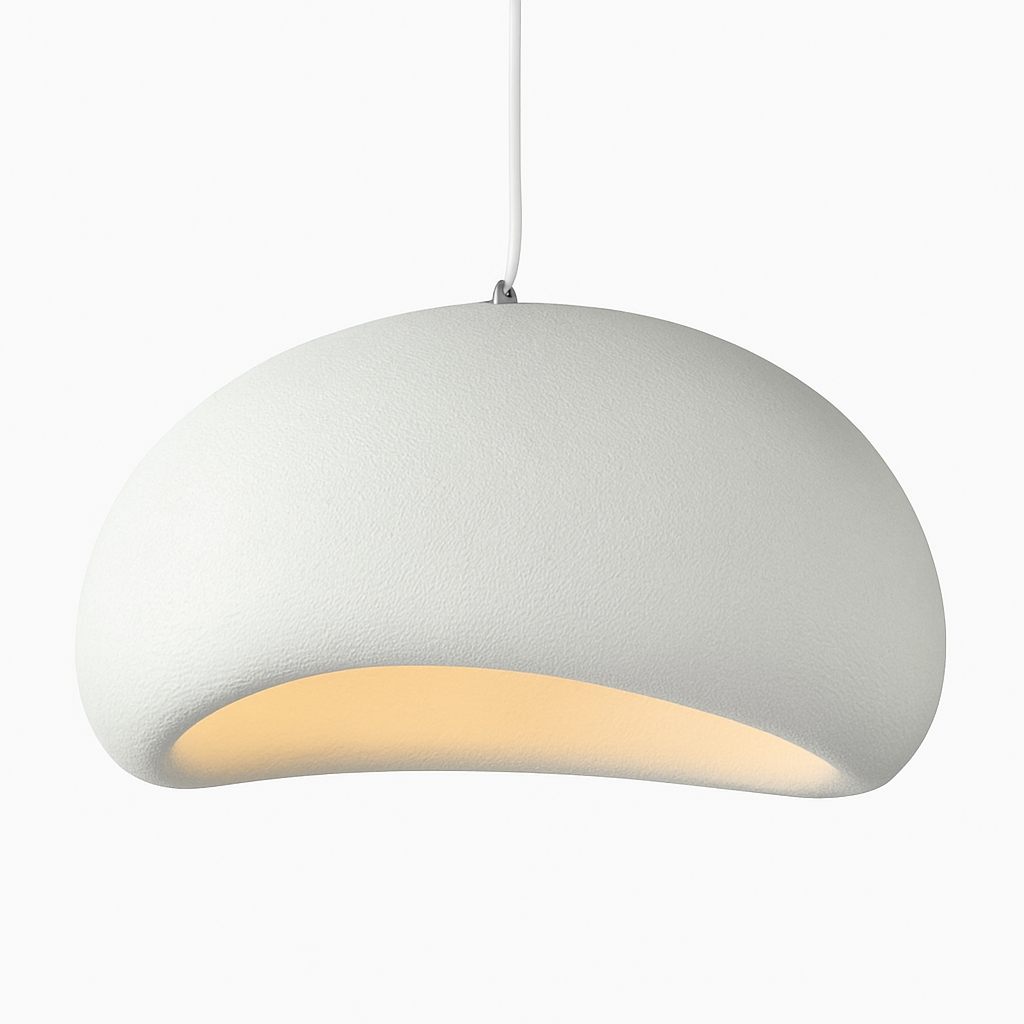 Vedrixle | Moderne Sculpturale Minimalistische Gebogen Polymeer Hanglamp