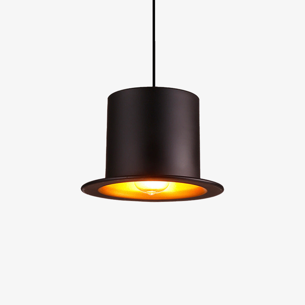 Threllis | Sculpturale Hoedvormige Hanglamp met Brede Rand