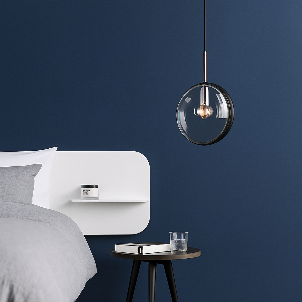 Quenoriz | Noordse Sferische Beschilderde Glazen Hanglamp