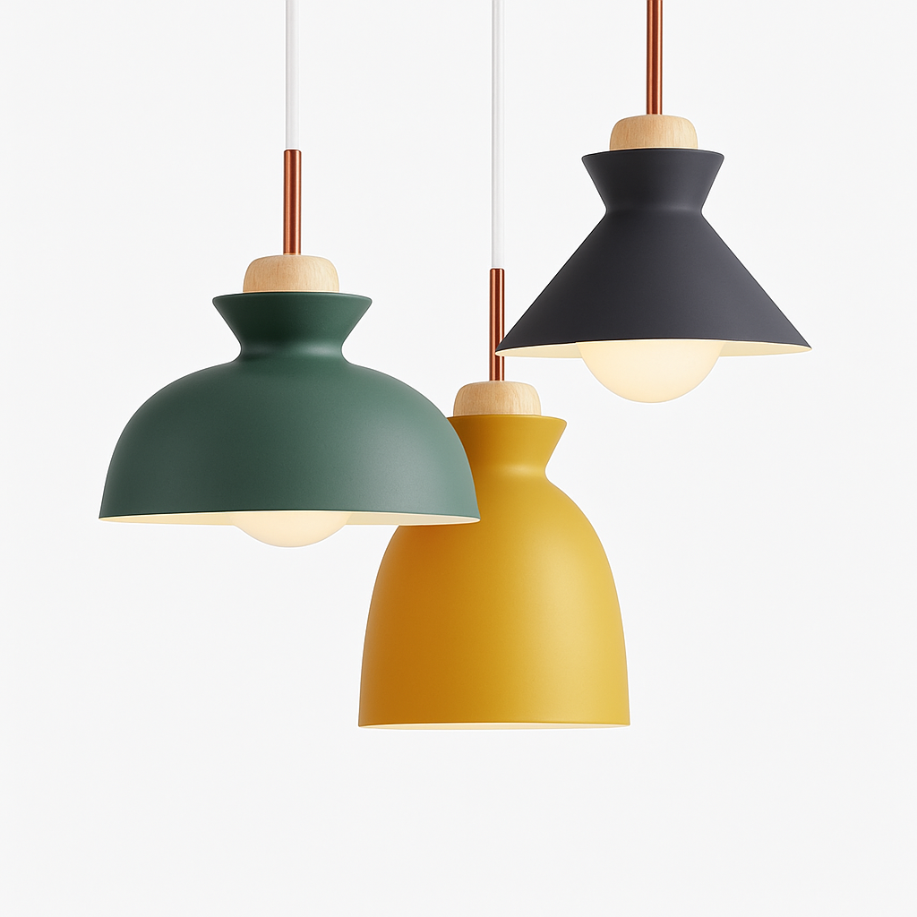 Ferune | Noordse Industriële Metalen Kap Hanglamp