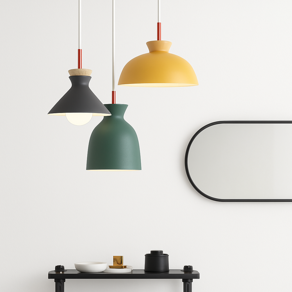 Ferune | Noordse Industriële Metalen Kap Hanglamp