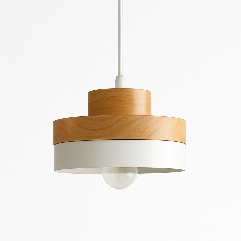 Valdorina | Noordse minimalistische geometrische houten hanglamp