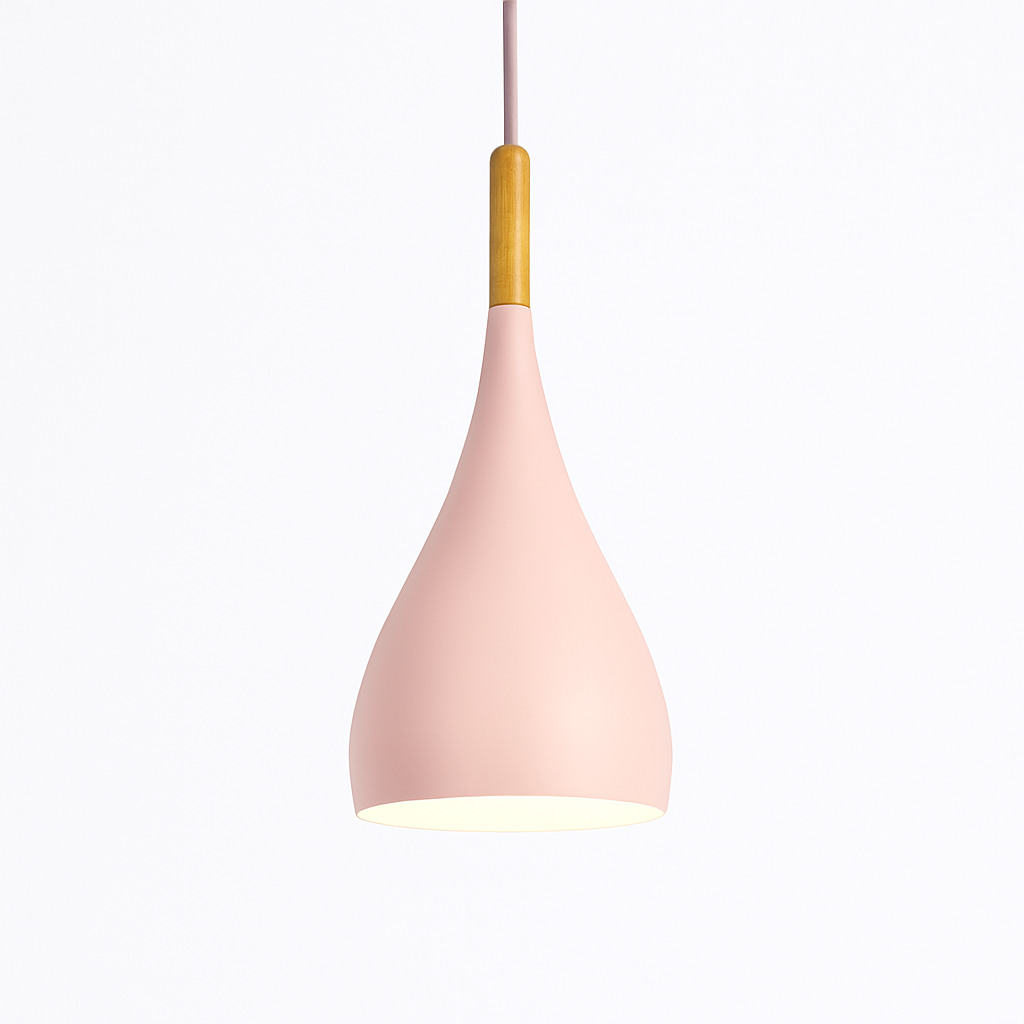 Velrion | Noordse Metalen en Houten LED Hanglamp Plafondlamp