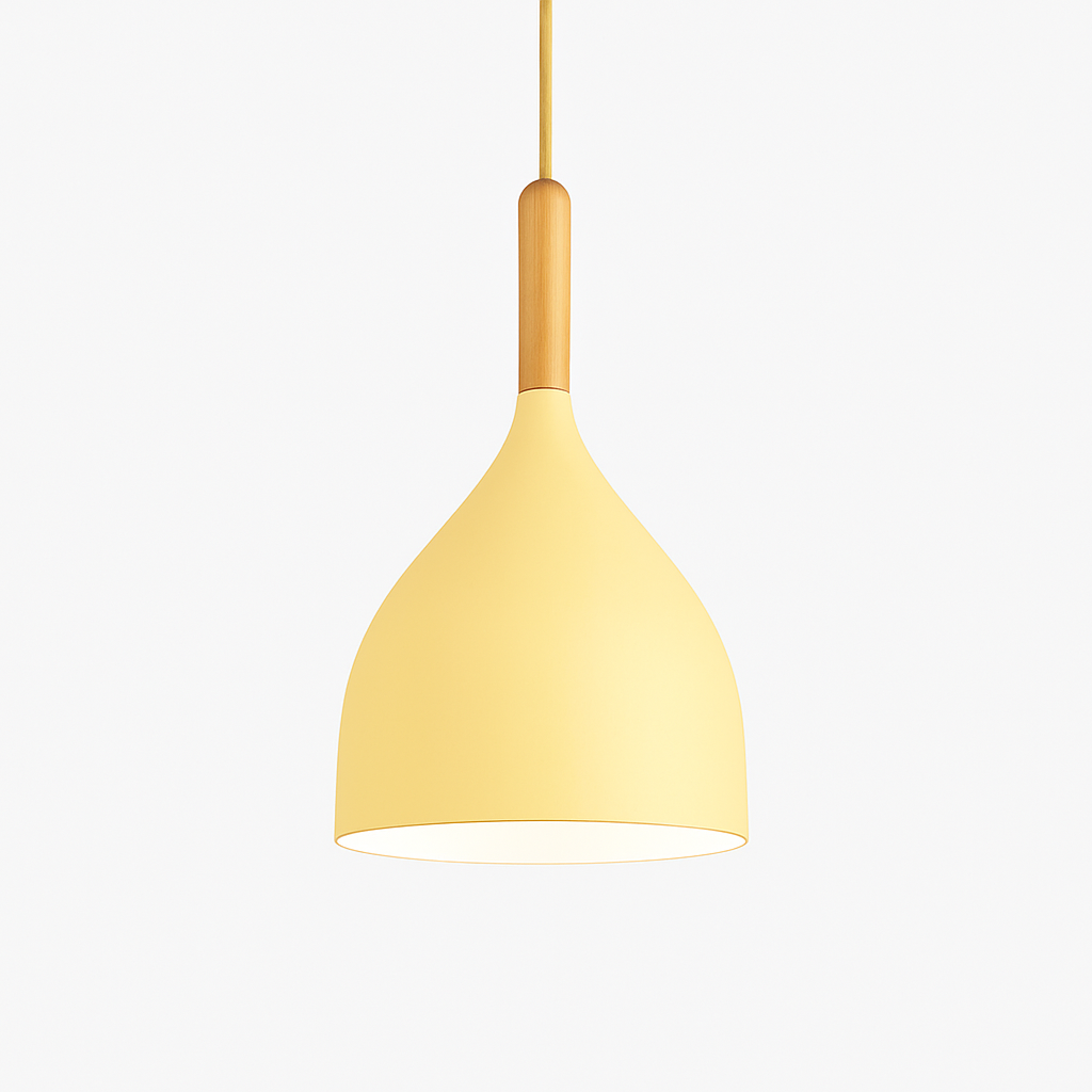 Velrion | Noordse Metalen en Houten LED Hanglamp Plafondlamp