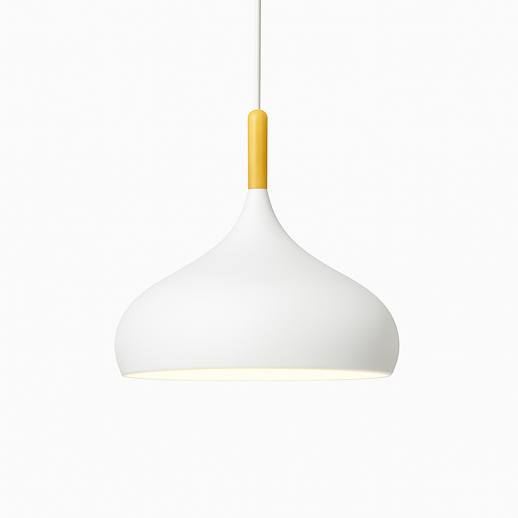 Velrion | Noordse Metalen en Houten LED Hanglamp Plafondlamp