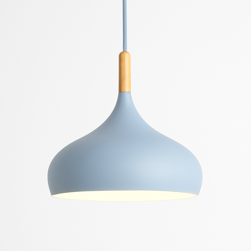 Velrion | Noordse Metalen en Houten LED Hanglamp Plafondlamp