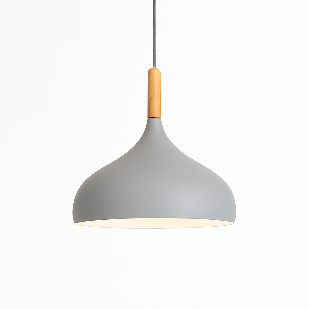 Velrion | Noordse Metalen en Houten LED Hanglamp Plafondlamp