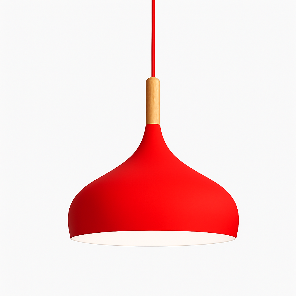 Velrion | Noordse Metalen en Houten LED Hanglamp Plafondlamp