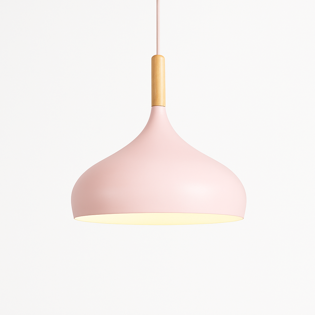 Velrion | Noordse Metalen en Houten LED Hanglamp Plafondlamp