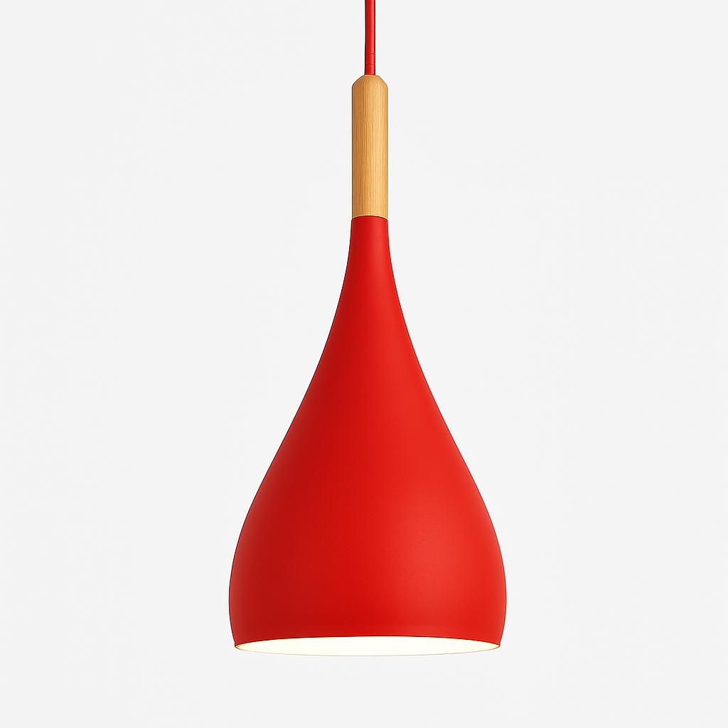 Velrion | Noordse Metalen en Houten LED Hanglamp Plafondlamp