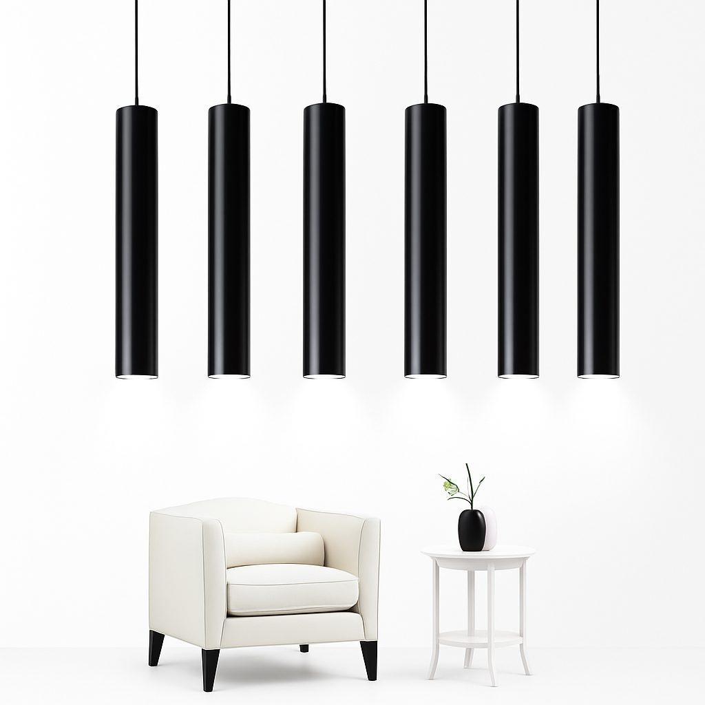 Veljore | Minimalistische Cilindrische Buishanglamp LED Plafondlamp