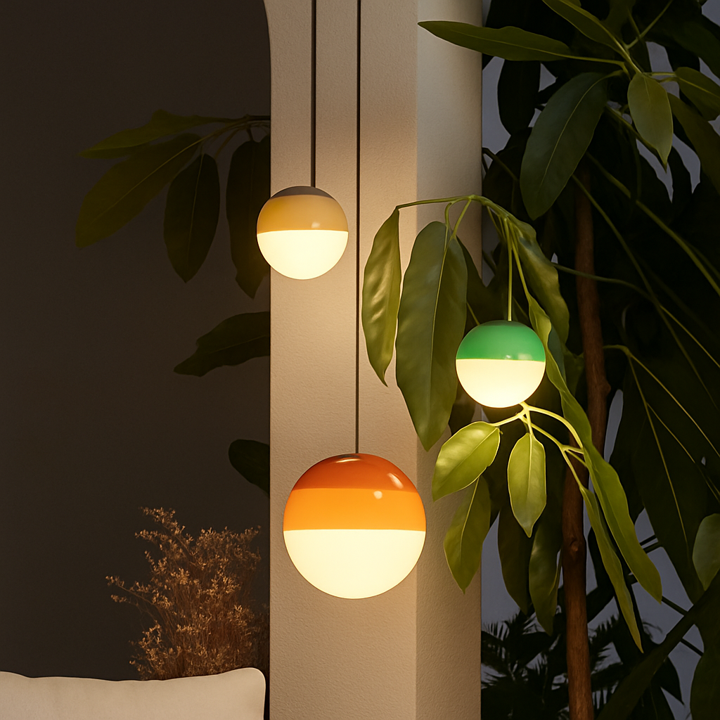 Vantoluxe | Artistieke orbis gradient glazen hanglamp