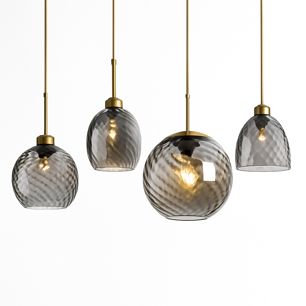 Vaelisore | Watergolf Gestructureerde Glazen Hanglamp