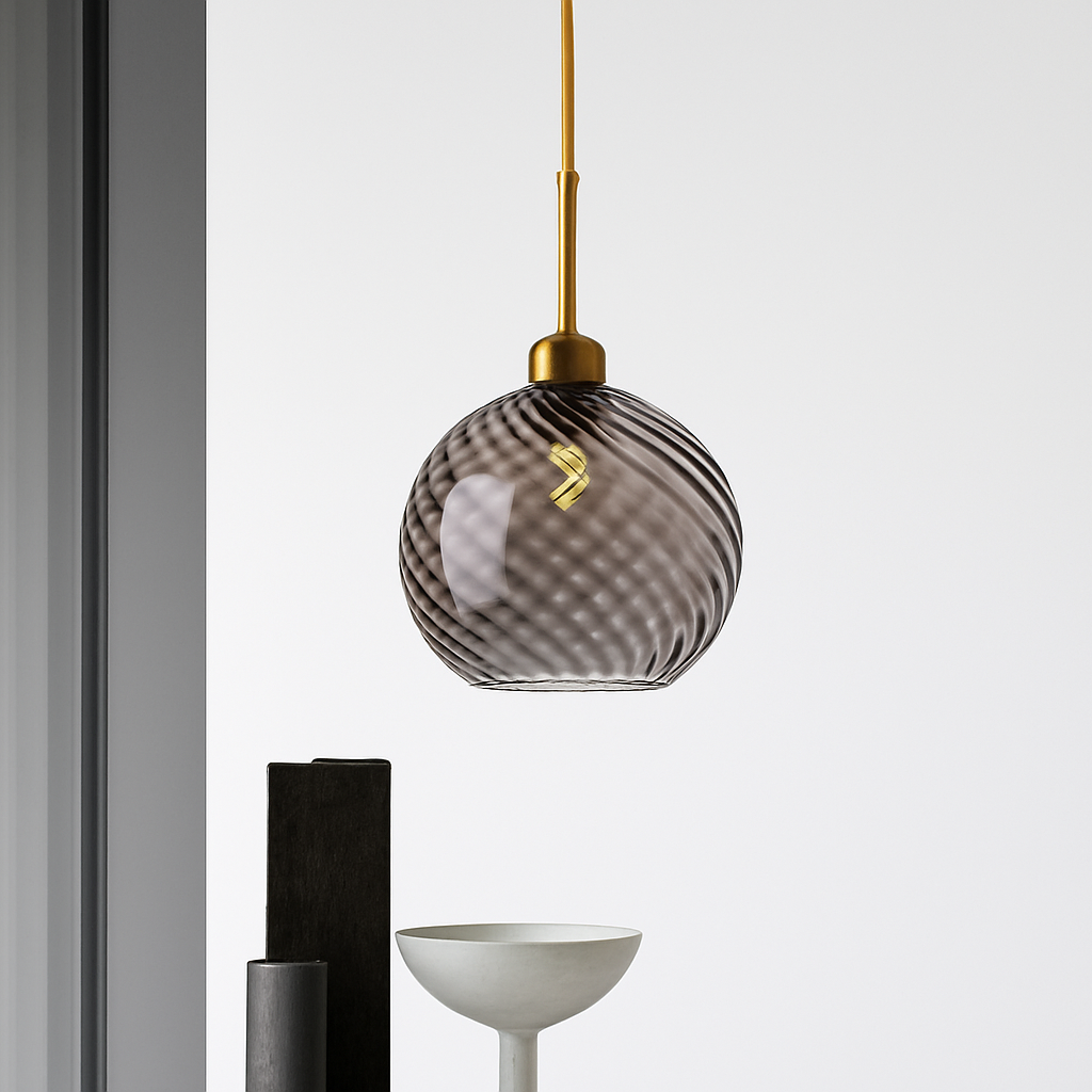 Vaelisore | Watergolf Gestructureerde Glazen Hanglamp