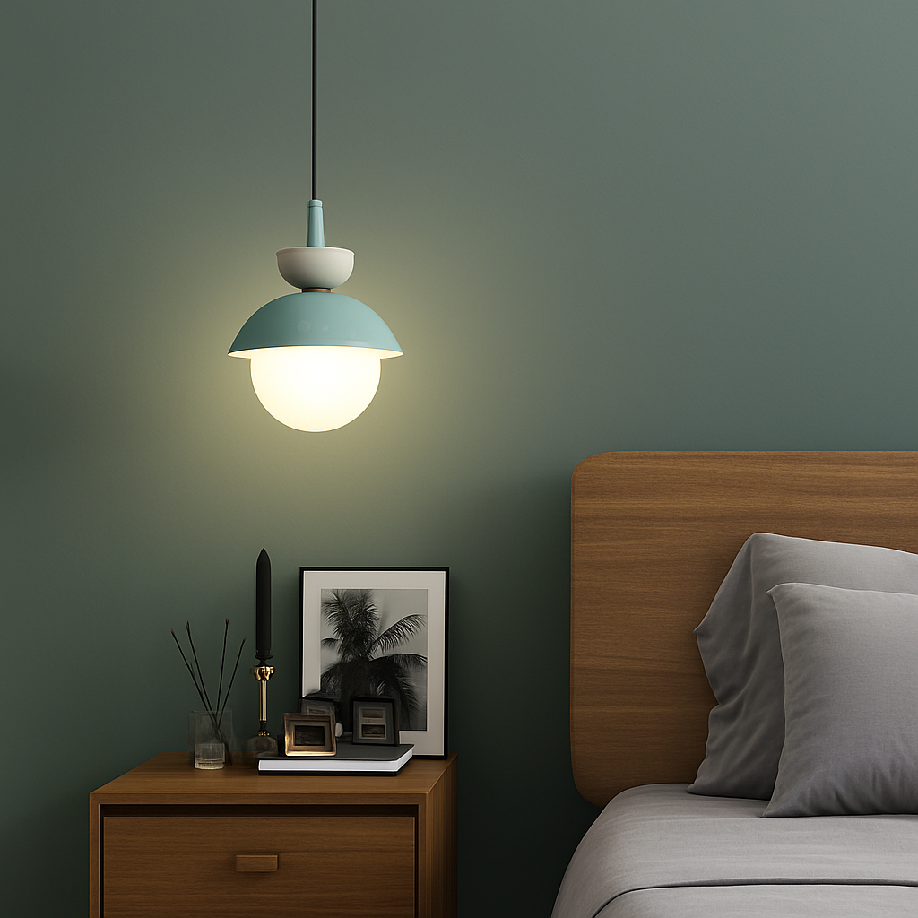 Velsatori | Noordse cirkelvormige matte bol hanglamp