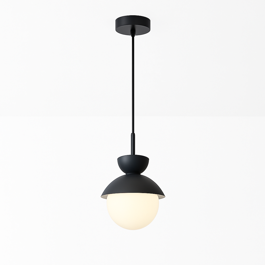 Velsatori | Noordse cirkelvormige matte bol hanglamp