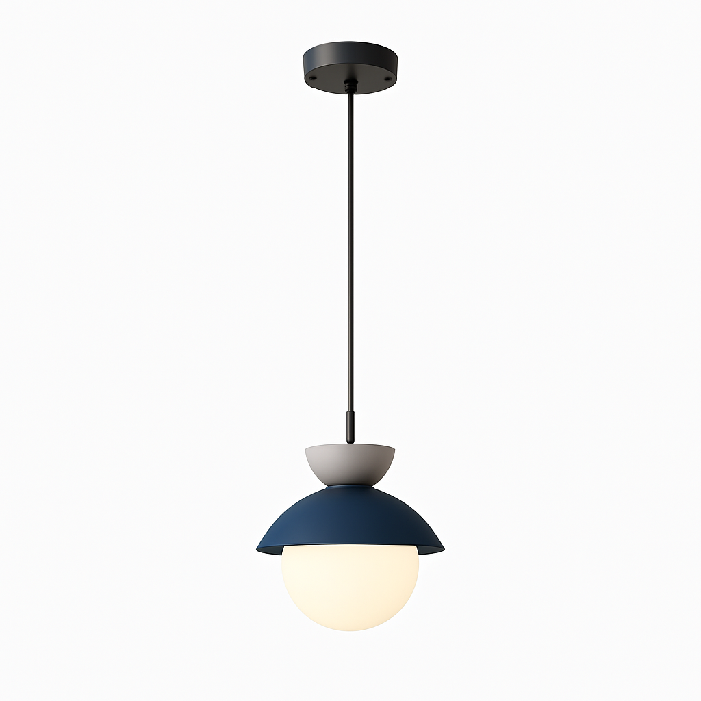 Velsatori | Noordse cirkelvormige matte bol hanglamp